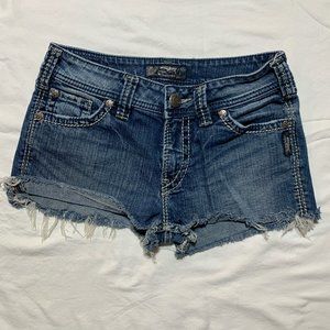Silver Jeans Suki Surplus Flap Shorts